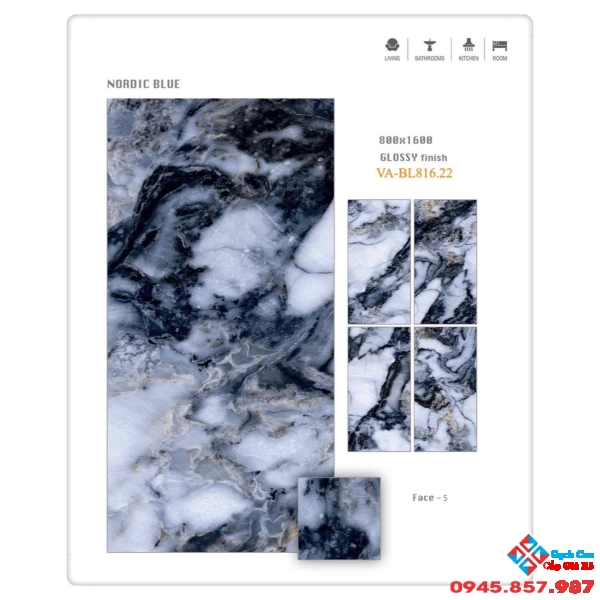 Gạch 80x160 đá bóng kiếng