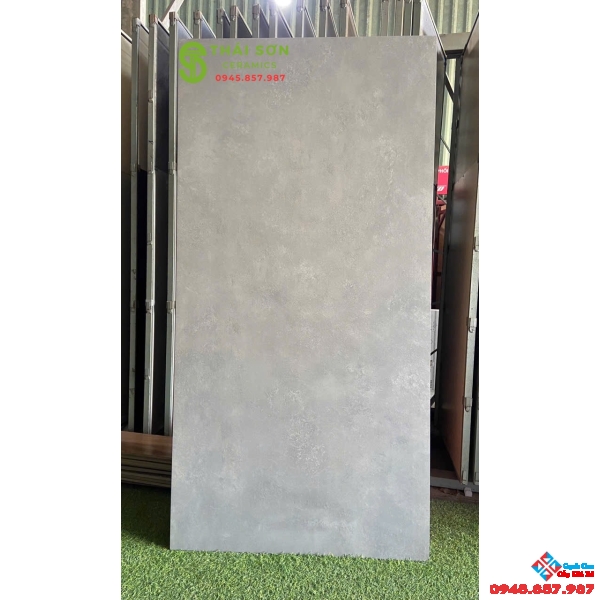 Gạch ấn độ 80x160 lát nền baby skin màu xám màu xi măng đậm