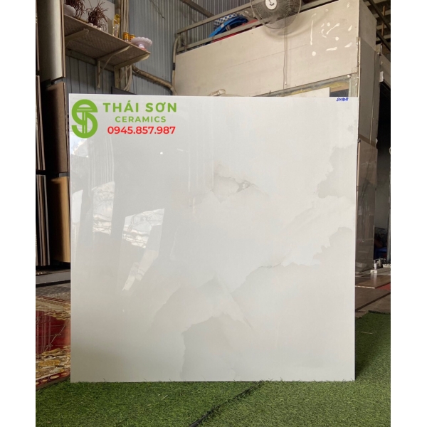 Gạch 80x80 ấn độ lát nền bóng kiếng vân đá xám cao cấp Bình Phước