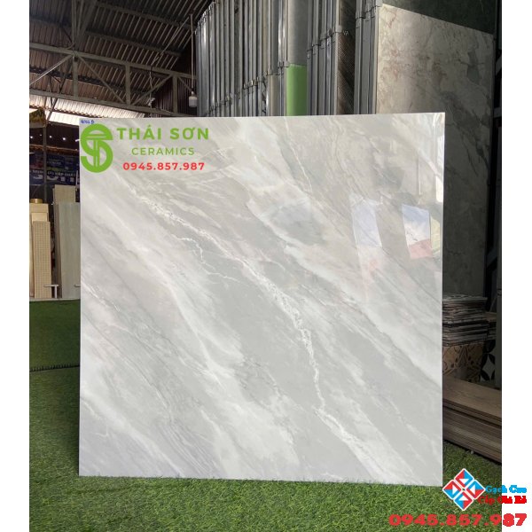 Gạch toko bóng kính 80x80 lát nền phòng khách 