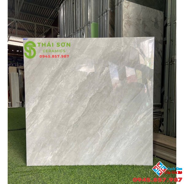 Gạch toko 80x80 bóng kính lát nền trung cư 