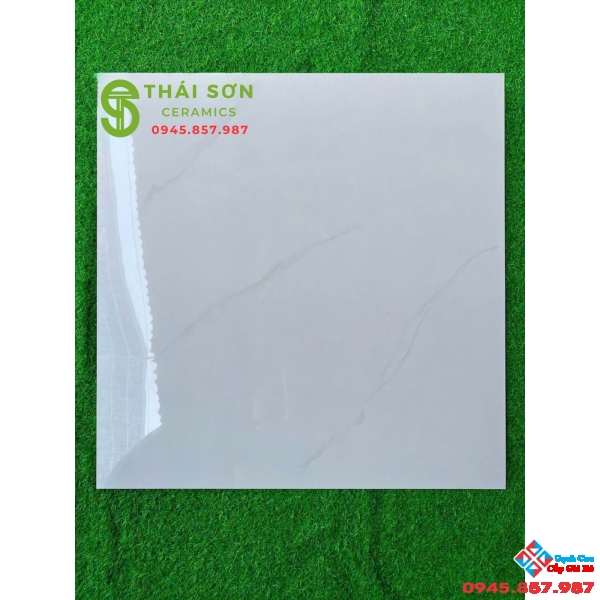 Gạch lát nền vicenza 80x80 bóng kiếng trắng mây 