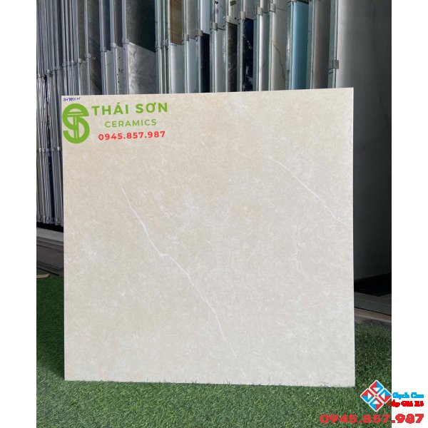 Gạch lát nền việt ý 80x80 màu vàng kem mới nhất 