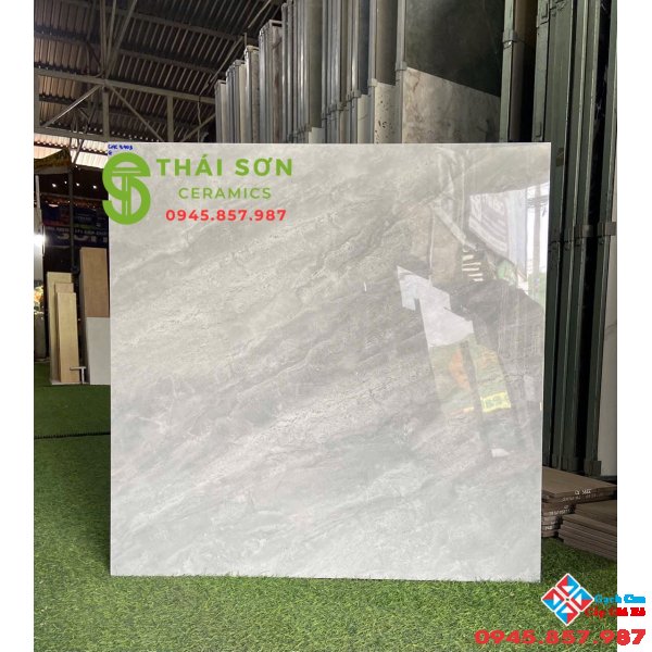 Gạch lát nền 80x80 cmc vân đá xám bóng kiếng cao cấp 