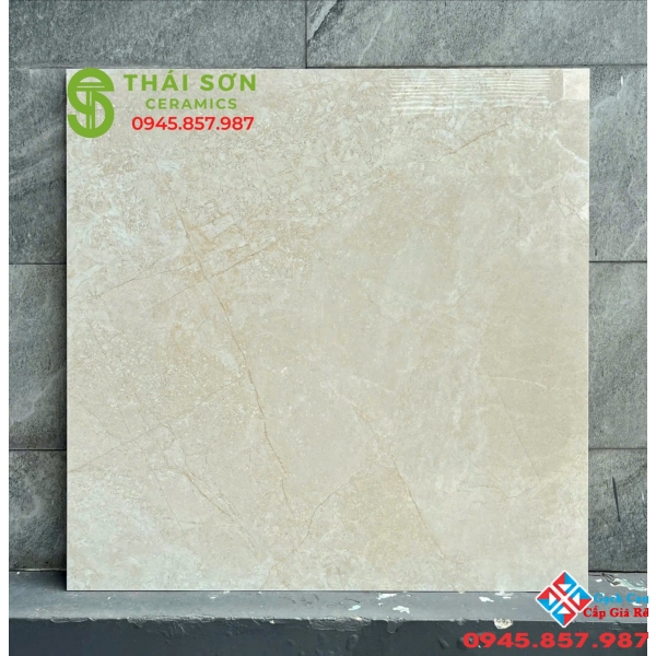 Gạch viglacera 80x80 vân đá vàng lát nền bóng kiếng