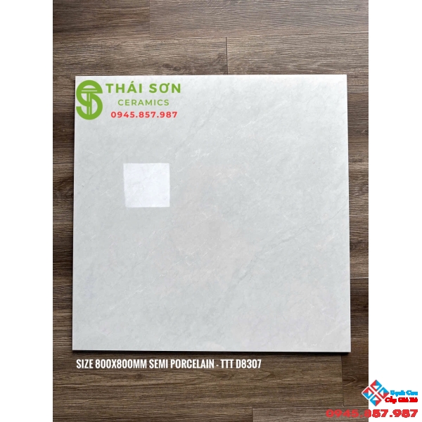 Gạch Takao 80x80 bóng kiếng màu xám lát nền