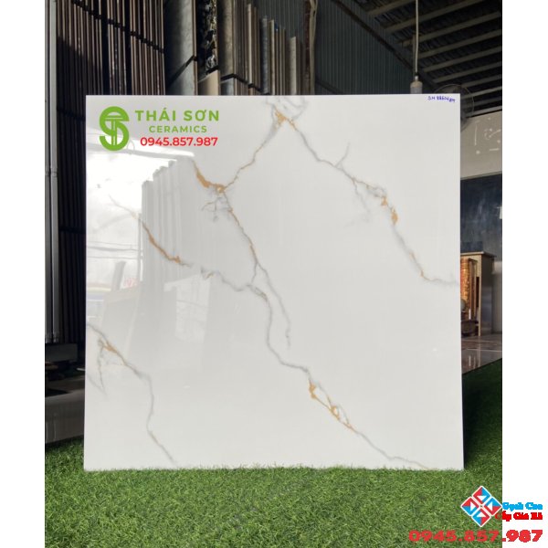 Gạch lát nền đá bóng kiếng 80x80 giá rẻ tại Cần Đước