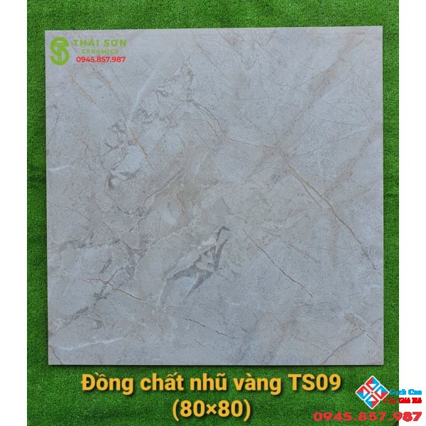 Gạch đồng chất nhũ vàng 800x800 trung quốc