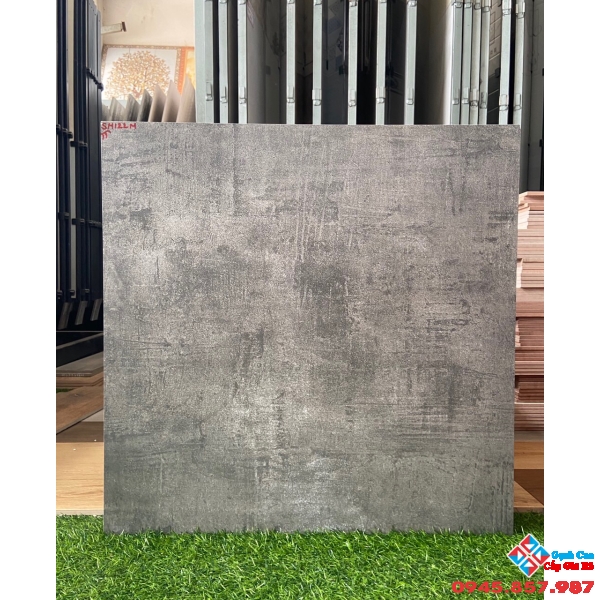 Gạch ấn độ 60x60 xám xi măng đậm