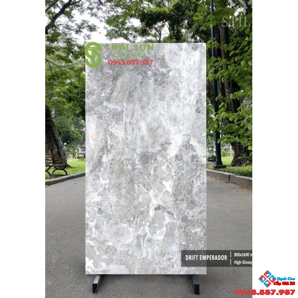 Gạch lát nền 80x160 bóng kiếng chính hãng cao cấp