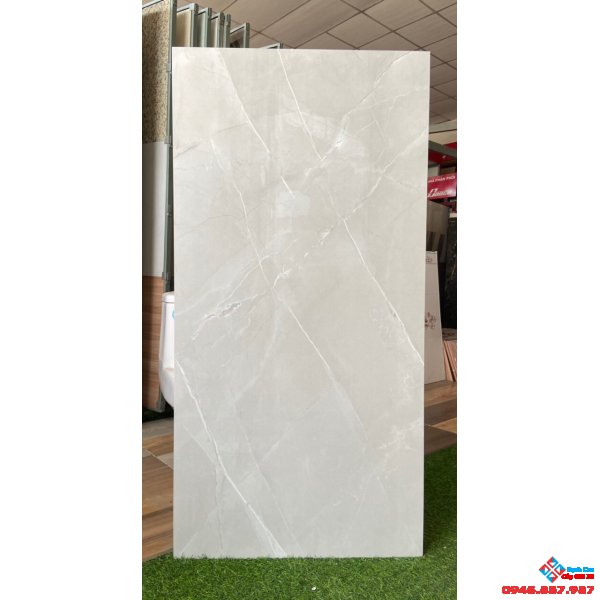 Gạch lát nền bóng kiếng ấn độ 60x120 tông xám
