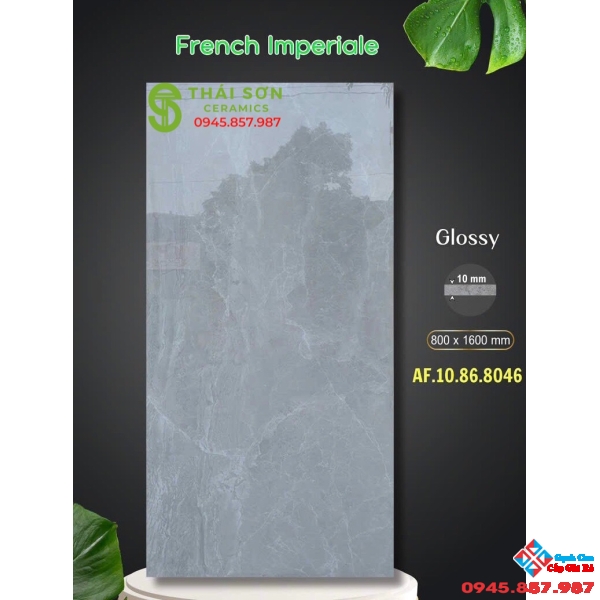 Gạch lát nền apodio 80x160 siêu bóng French lmperiale