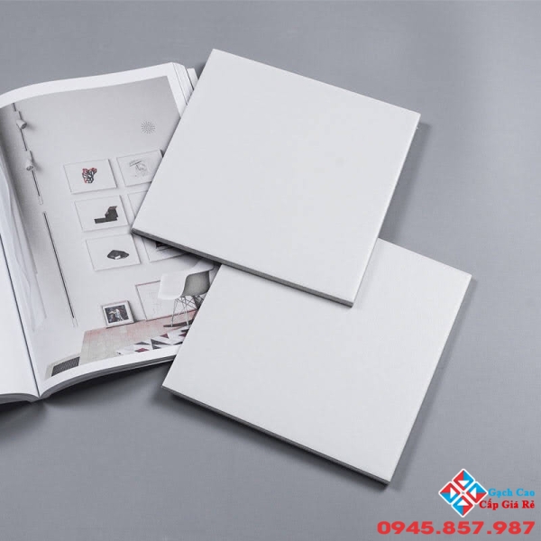 Gạch bông giá rẻ 20x20 trắng kem