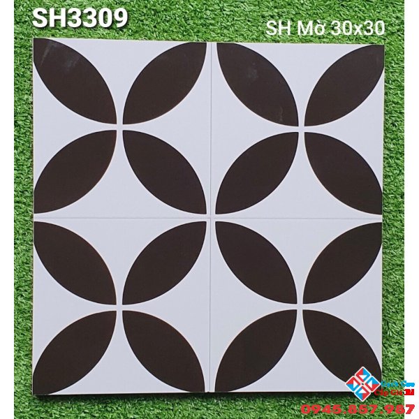 Gạch bông đồng tiền 30x30 trang trí