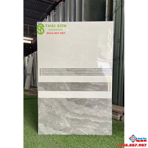 Gạch ốp tường cmc 30x60 bóng kiếng vân đá xám đậm nhạt