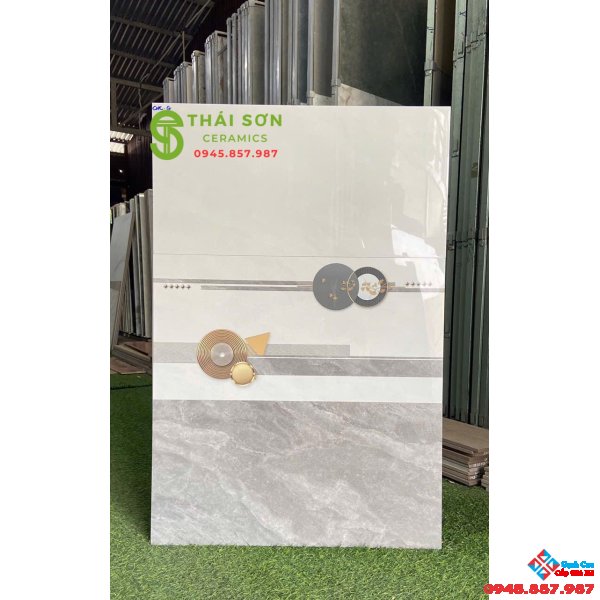 Gạch cmc 30x60 bóng kiếng ốp tường phòng khách đẹp
