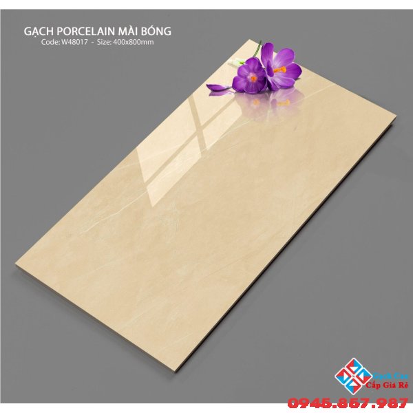 Gạch trung quốc cao cấp ốp tường bóng kiếng 40x80