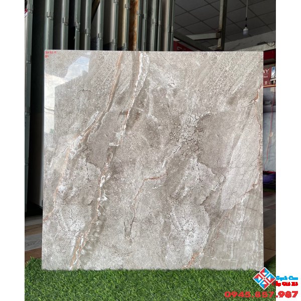 Gạch bóng kiếng 80x80 trang trí mặt tiền