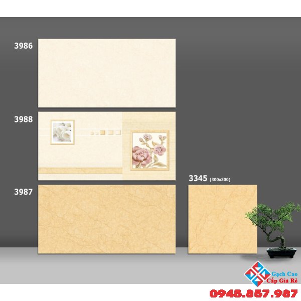 Gạch ốp tường bộ 30x60 giá rẻ