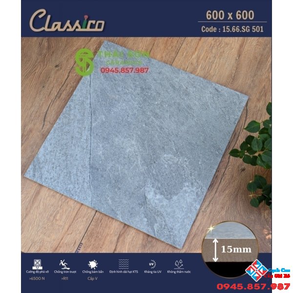 Gạch lát nền sân trước 60x60 cao cấp