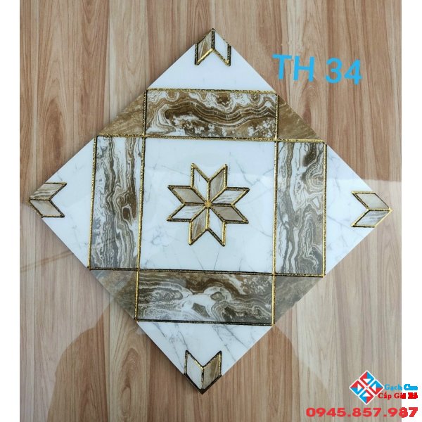 Gạch điểm 30x30 nhũ vàng cao cấp