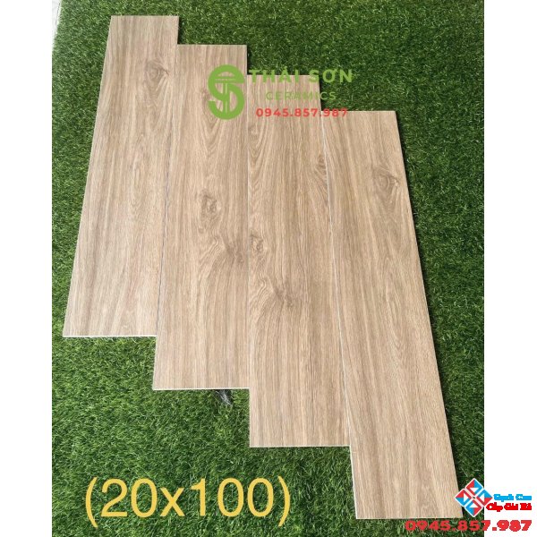 Gạch trung quốc 20x100 giả vân gỗ