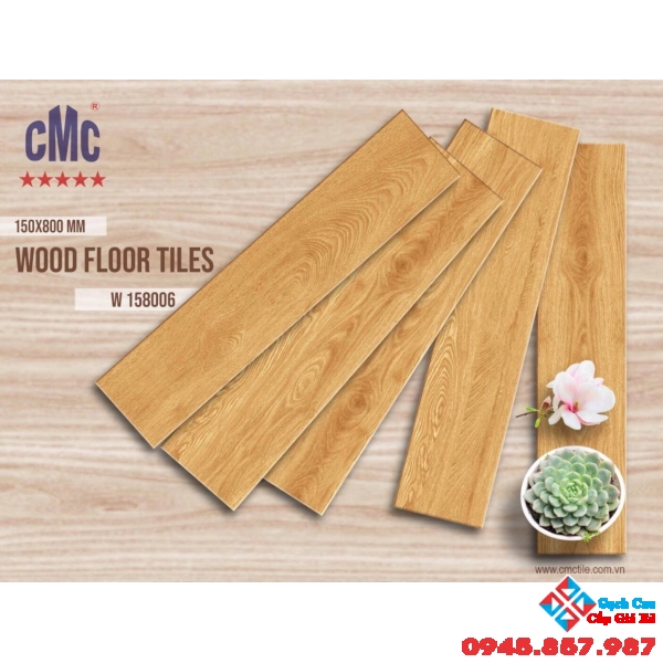 Gạch lát nền giả gỗ 15x80 cao cấp