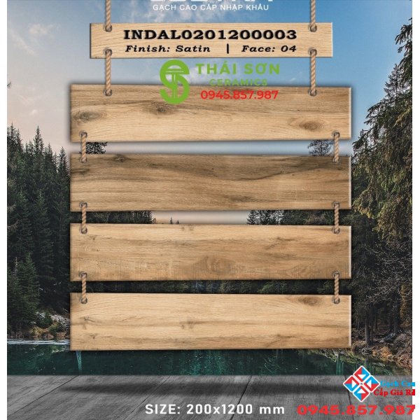 Gạch giả gỗ 20x120 ấn độ lót nền cao cấp giá tốt tại tphcm