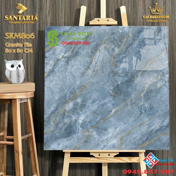 Gạch khắc kim 80x80 cao cấp Bà Rịa Vũng Tàu