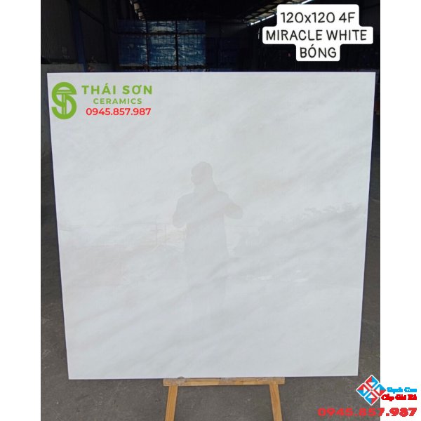 Gạch lát nền 120x120 bóng kiếng tại Gò Vấp