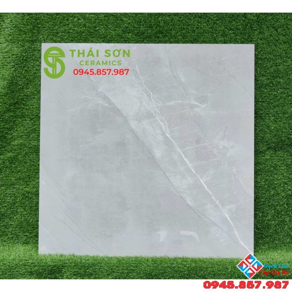 Gạch ấn độ 80x80 lát nền vân xám bóng kiếng
