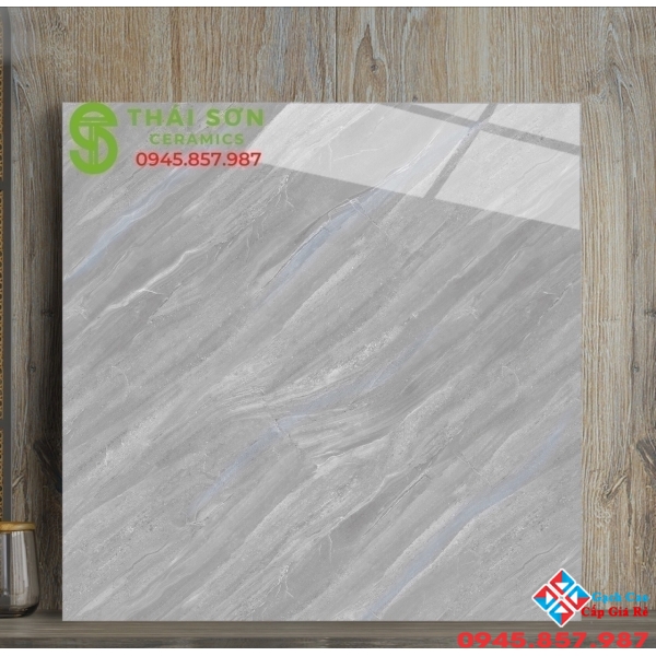 Gạch lát nền xmart 80x80 bóng kiếng cao cấp 95005
