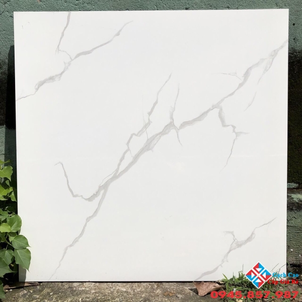 Gạch lát nền 80x80 trắng vân mây giá rẻ