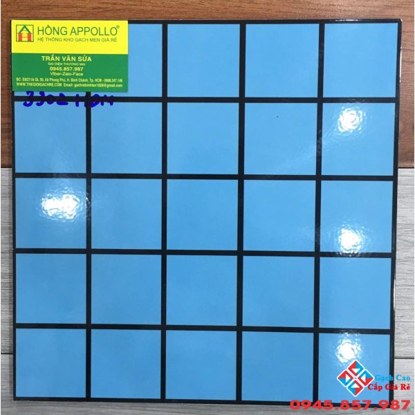 Gạch lót nền 30x30 xanh biển