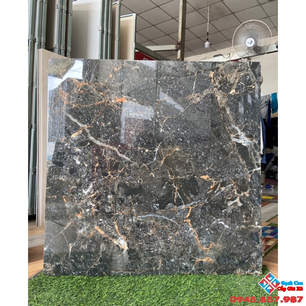 Đá bóng kiếng 80x80 ốp mặt tiền nhà đẹp