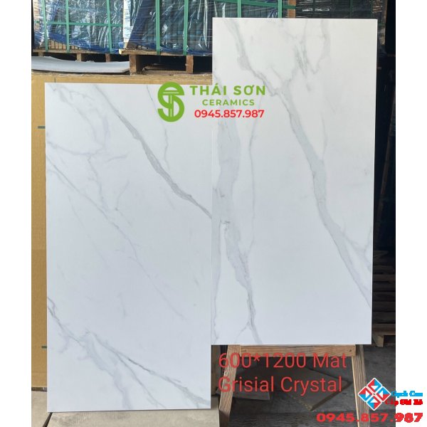 Gạch lát nền ấn độ 60x120 trắng vân matt mờ giá rẻ