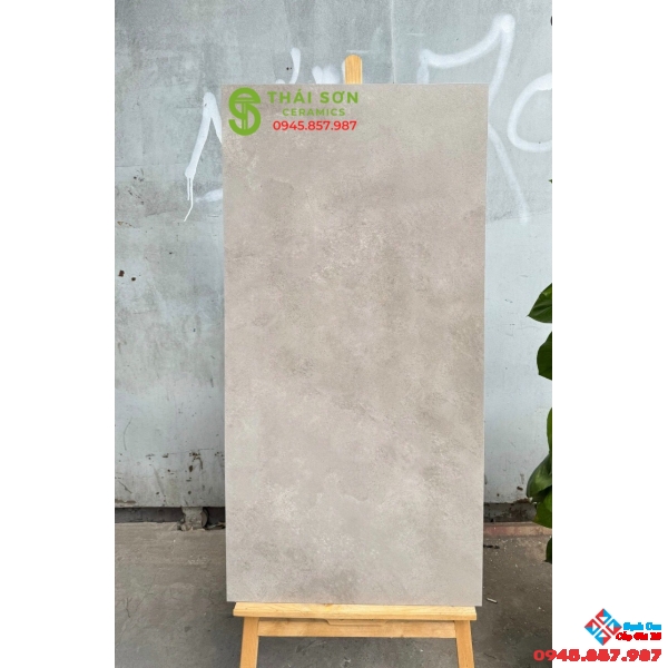 Gạch xám xi măng mờ 60x120 ốp lát cao cấp