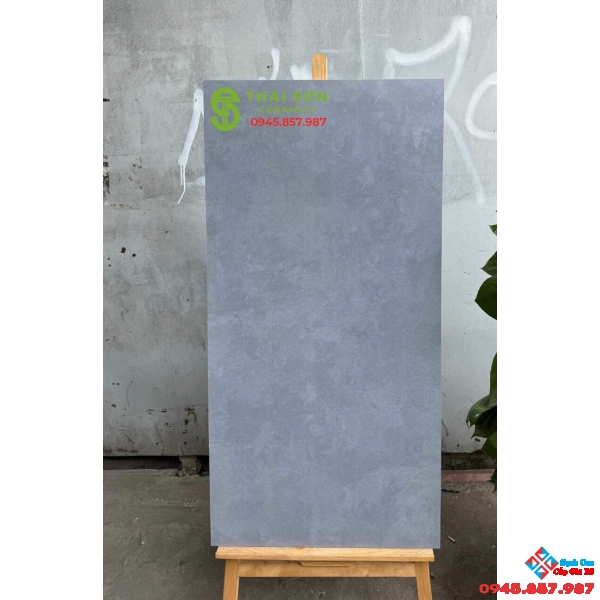 Gạch lát nền 60x120 matt mờ xám đậm ấn độ