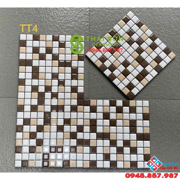 Gạch trang trí mosai vân nổi 30x30