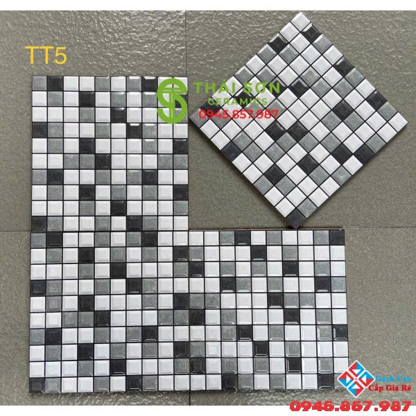 Gạch mosai bóng 30x30 ốp tường trang trí đẹp
