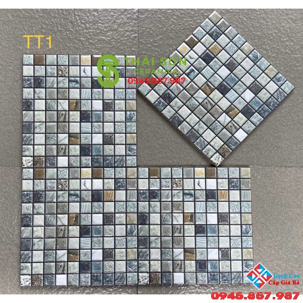 Gạch mosai trang trí 30x30 ốp tường giá rẻ