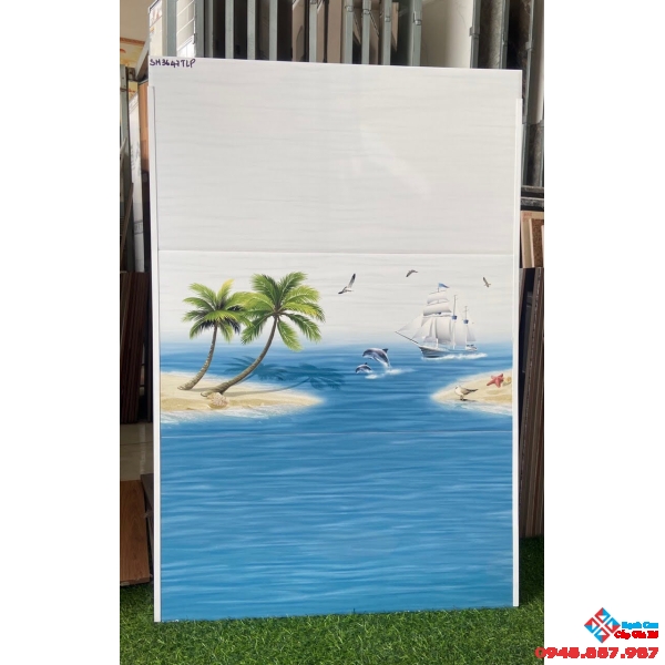 Gạch ốp tường xanh biển 30x60 đẹp