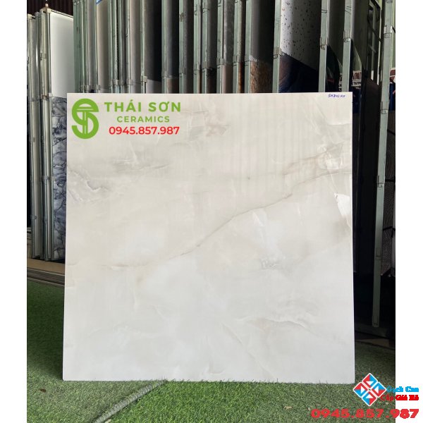 Gạch lót sảnh biệt thự 100x100 bóng kiếng ấn độ