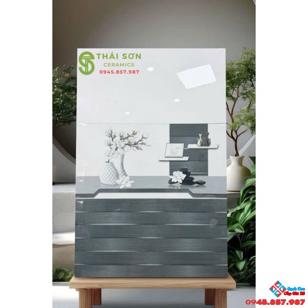 Gạch ốp tường 30x60 bóng kiếng bộ đậm nhạt hà thanh