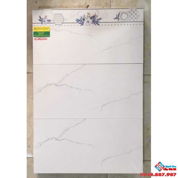 Gạch ốp tường 30x60 vân trắng mây giá rẻ