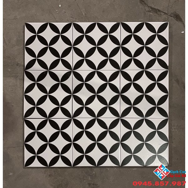 Gạch bông đồng tiền 20x20 lát nền