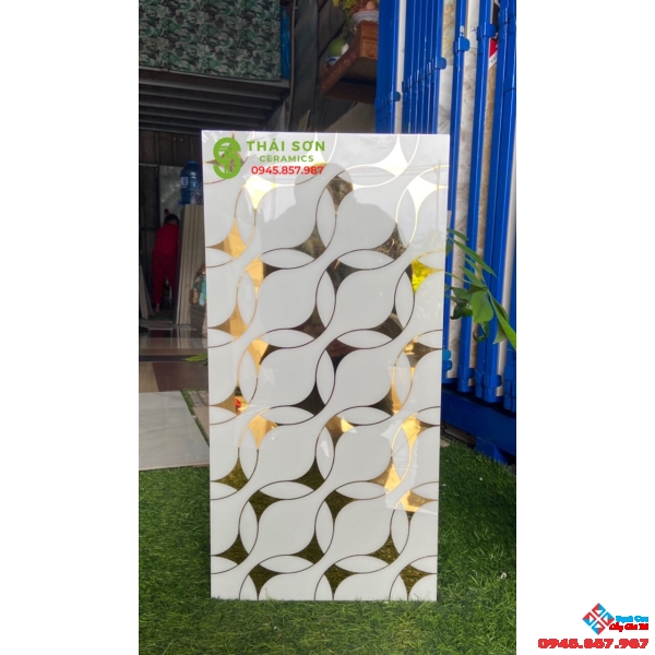 Tổng hợp những mẫu gạch trang trí 30x60 mạ vàng mới nhất
