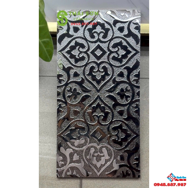Gạch 30x60 trung quốc nhũ bạc dán tường trang trí cao cấp