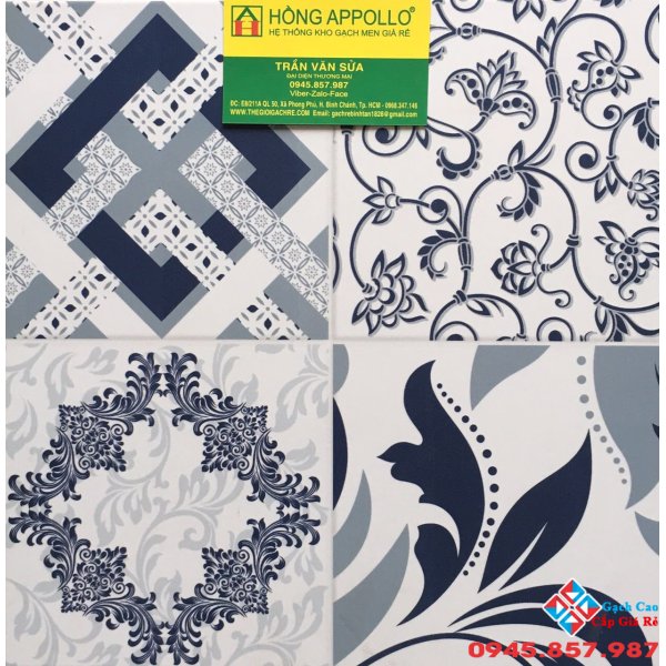 Gạch bông trang trí hcm 30x30