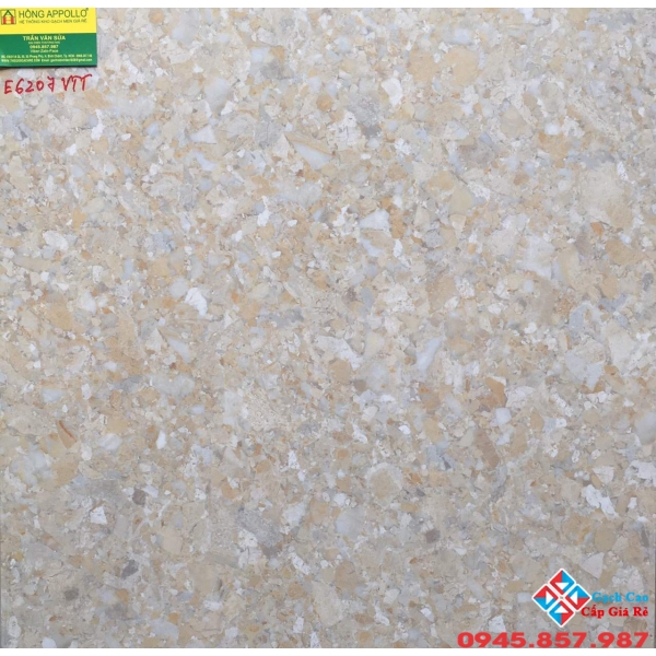Đá bóng kiếng 60x60 giả đá mikado 6207